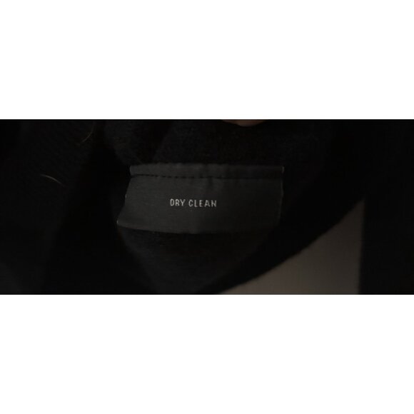 Cashmere by Bloomingdale's Black Pullover Sweater Sequin Peace Sign Womens Sz M - Picture 4 of 7